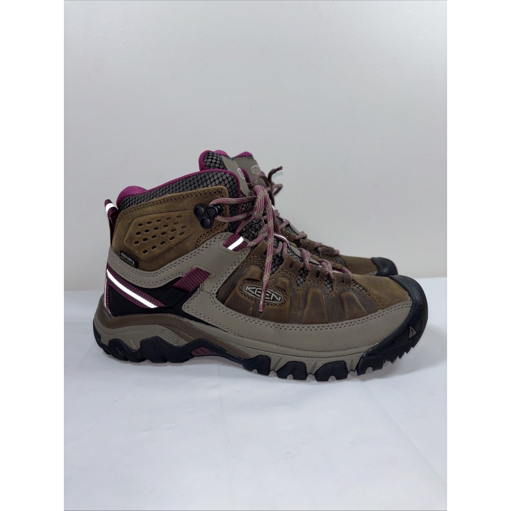 Keen Womens Sz 8 Targhee III Mid Waterproof Hiking Boots Shoe Outdoors Comfort